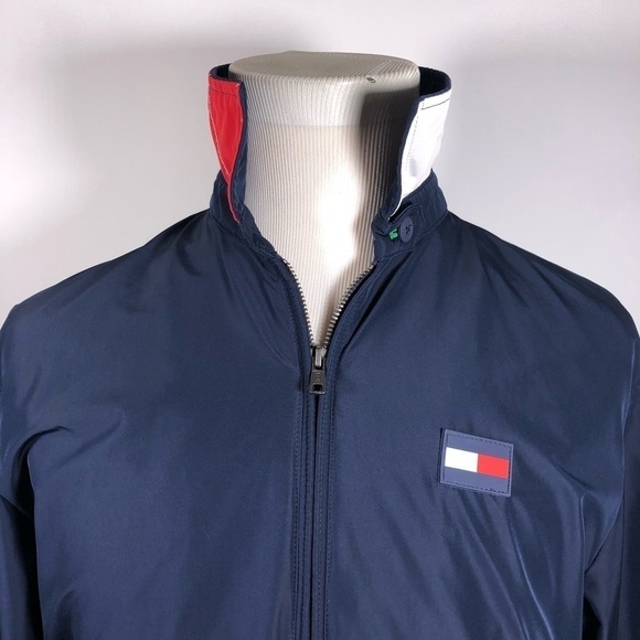 TOMMY Hilfiger Zip Up Windbreaker Jacket - Picture 7 of 16